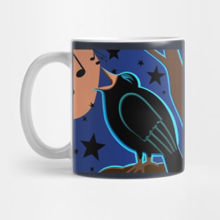 Blackbird Singing Mug